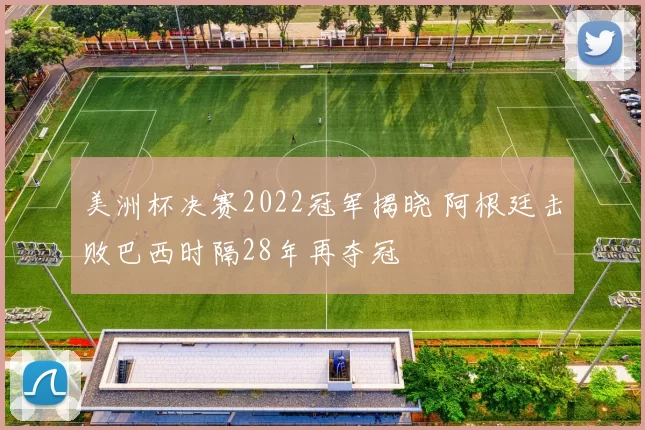 美洲杯决赛2022冠军揭晓 阿根廷击败巴西时隔28年再夺冠