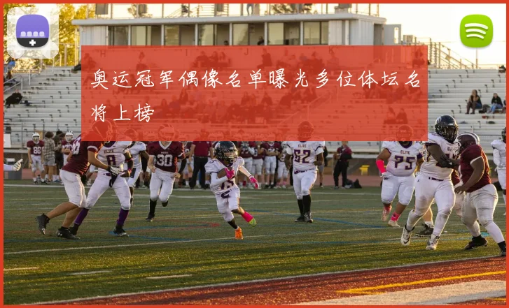 奥运冠军偶像名单曝光多位体坛名将上榜
